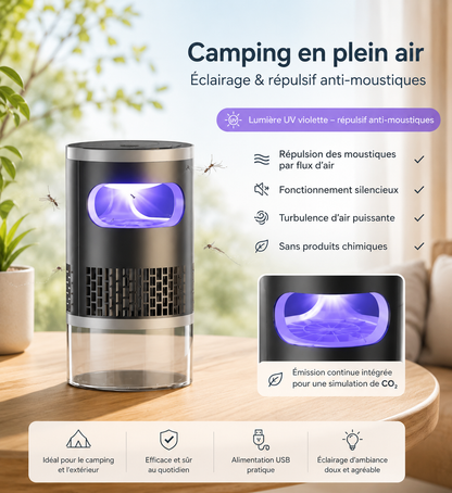 Piège Anti-Moustique Rechargeable
