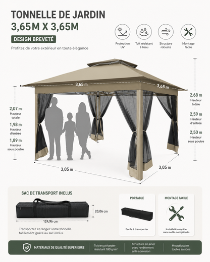 Pavillon Pliant Moustiquaire