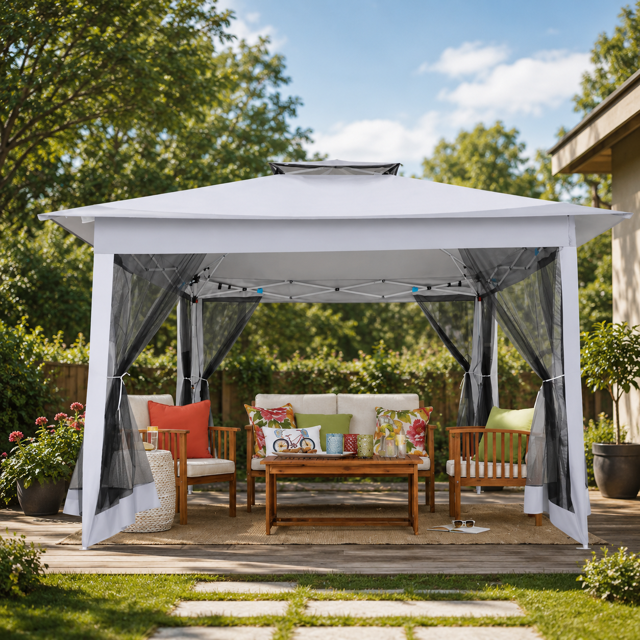 Pavillon Pliant Moustiquaire