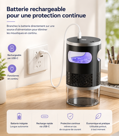 Piège Anti-Moustique Rechargeable