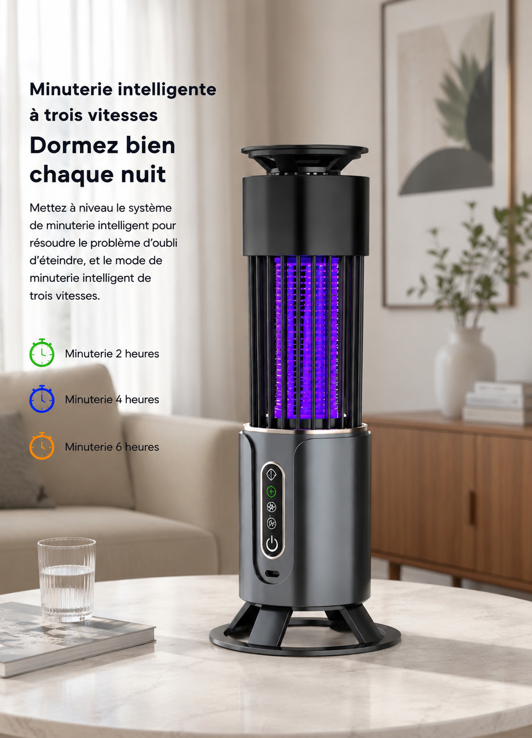 Piège Anti-Moustique Rechargeable