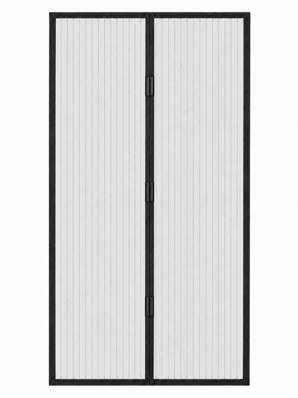 Moustiquaire Porte Magnétique Rayure