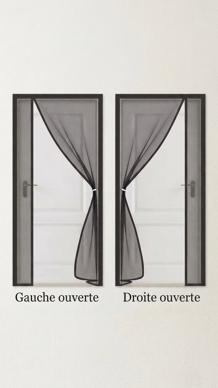 Moustiquaire Porte Ouverture Latérale