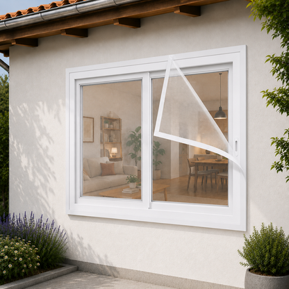 Moustiquaire Fenêtre Fixe Blanc