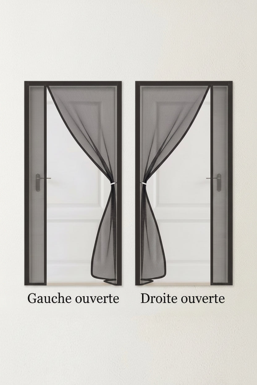 Moustiquaire Porte Ouverture Latérale